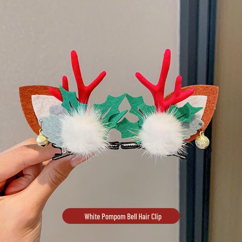 Набор заколок для волос с рогами оленя на Рождество