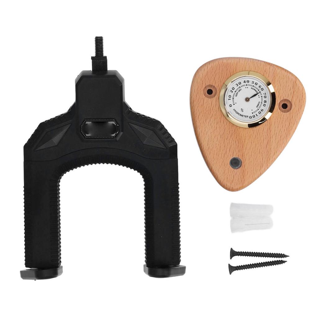 Guitar Wall Mount Hanger Holder Hook Stand Rack with Hygrometer Humidity Monitoring