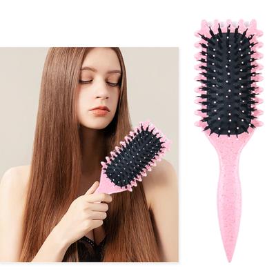 Yousheng Lockendefinierende Haarbürste Weiche Borsten Kopfhautmassage Frauen Lockiges Haar Formen Styling Entwirrkamm Mädchen Frisierwerkzeug