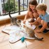 Indoor Katzenspielzeug Interaktiv Intelligenter Bewegungssensor 3 Modi Katzen Beschäftigungsspiel für Kleine Mittlere Große Kätzchen Innenhöfe Veranden
