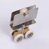Copper Bearing Hanging Wheel Sliding Door Pulley Roller Full Copper Bearing Lightweight Design with Clips Screw for Home