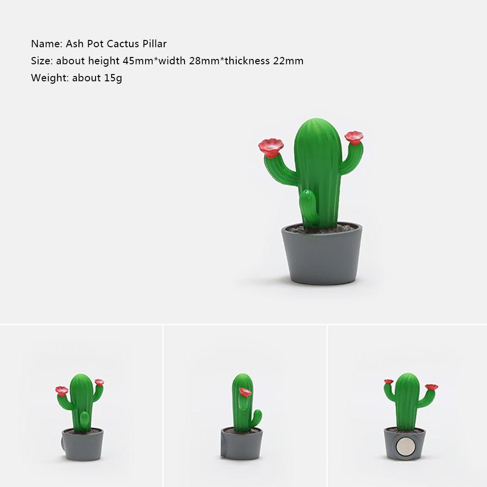 

3D Креативные наклейки на холодильник Смола Растение Кактус Суккулент Индивидуальный дизайн Украшения для дома Украшения Несколько стилей