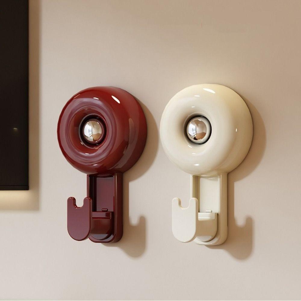 Punch-Free Suction Cup Hooks Wall Mounted Strong Load-Bearing Bathroom Towel Holder Coat Hanger for Kitchen Bathroom Accessories