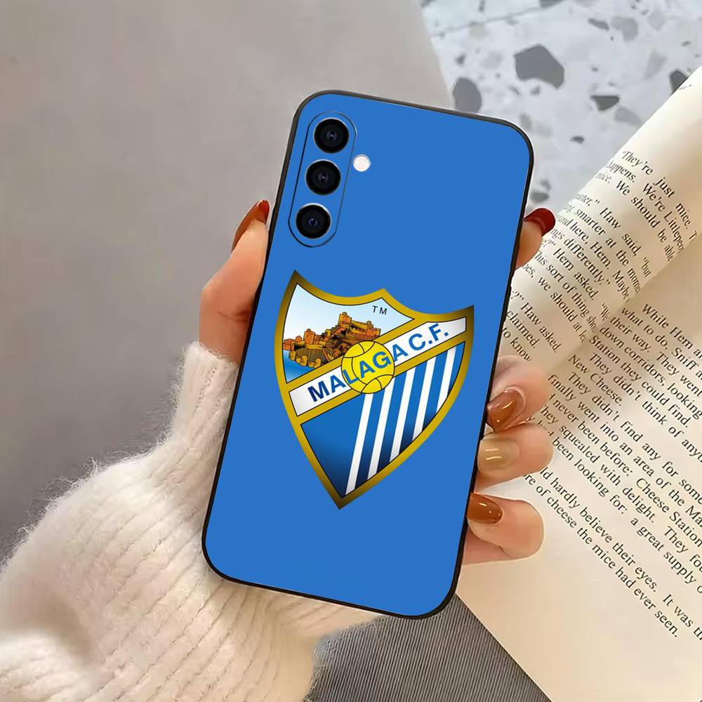 Famous M-Malaga C-CF ART PATTERN Phone Case For Samsung Galaxy A73,A72,A71,A70,A53,A52,A51,Soft Silicone Black Cover