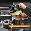 3-in-1 Car Cup Holder Tray, 10.24" Car Trays Organizer with Double Cupholders & Phone Holder for Eating, Travel