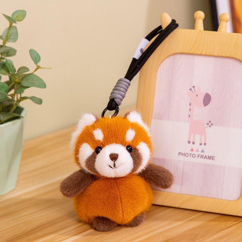 Rabbit Animal Panda Plush Doll Keychain With Pp Cotton Filling For Idea Gift