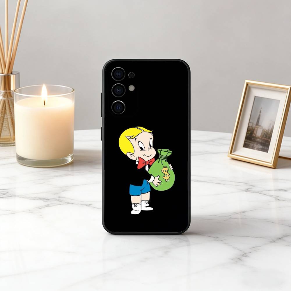 Rich Boy R-Richie R-rich-es Phone Case For Samsung S25,S24,S21,S22,S23,S30,Ultra,S20,Plus,Fe,Soft Silicone Black Cover