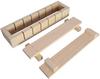 Umezawa Pressed Sushi Hinoki Natural for Cooking Made in Japan Mold, Seven-Section, Wooden, Cypress, Material, Restaurants, Kitchens, Utensils,