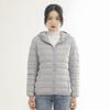 Rourou Women's Hooded Lightweight Down Jacket - New Mushroom Series, Short Style, 90% White Duck Down, Perfect for Autumn and Winter.