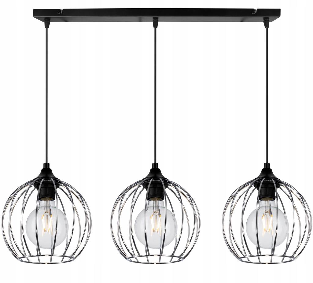 CEILING HANGING LAMP, WIRE CHROME LED