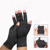 1 Pair Of Half Finger Gloves Non-slip Breathable Comfortable Stretch Nursing Training Gloves