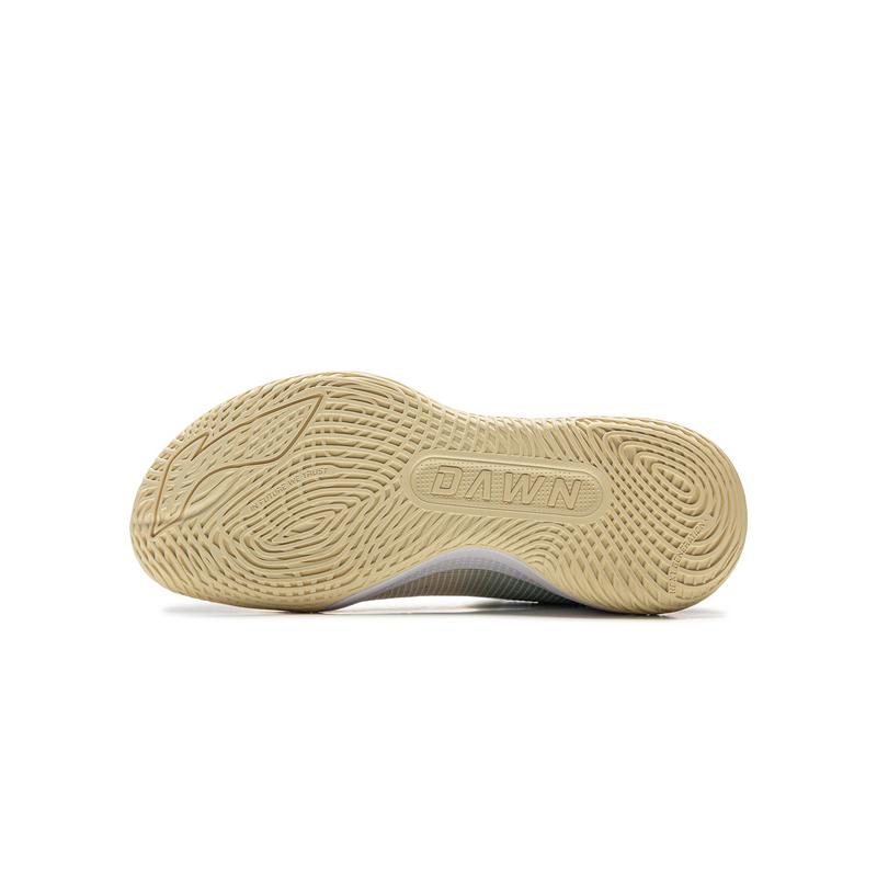 Li Ning Kids Basketball Fabric Fashionable Simple Comfortable Non-Slip Shock Absorbing Wear-Resistant Low-Top Kids Basketball Shoes YKBV024-3