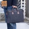 Creare Kiki Leichte A4-Größe Herren-Tragetasche, Hergestellt in Japan mit Okayama-Denim, Aktentasche mit mehreren Fächern, Toyooka-Tasche, Perfektes Geburtstagsgeschenk
