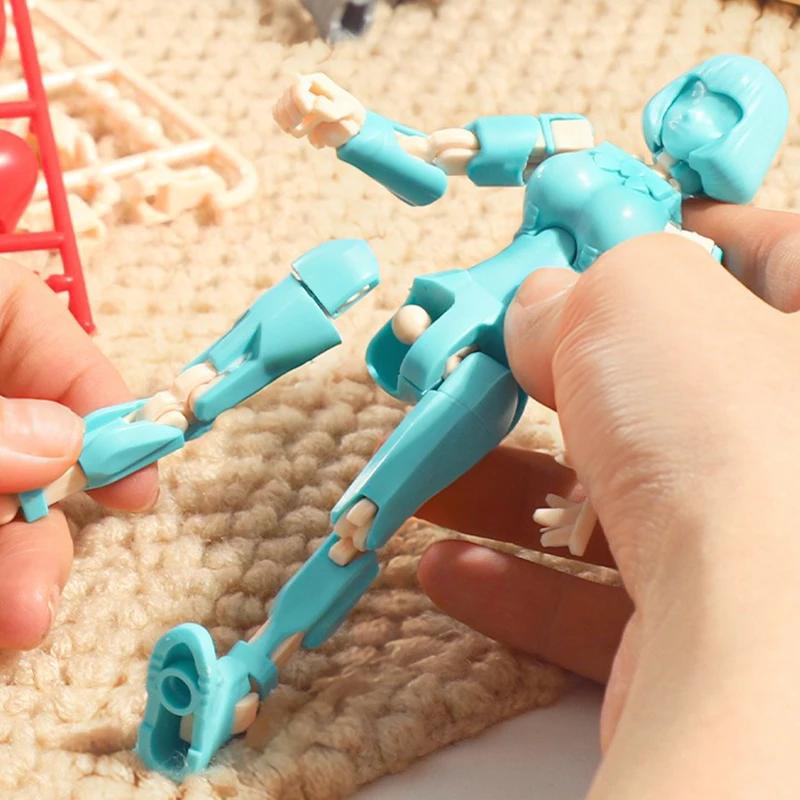 3D Printed Mannequin Dummy Magical Beauty Girl Action Figure Multi-Jointed Movable Shapeshift Robot Ornament For Kids Adult