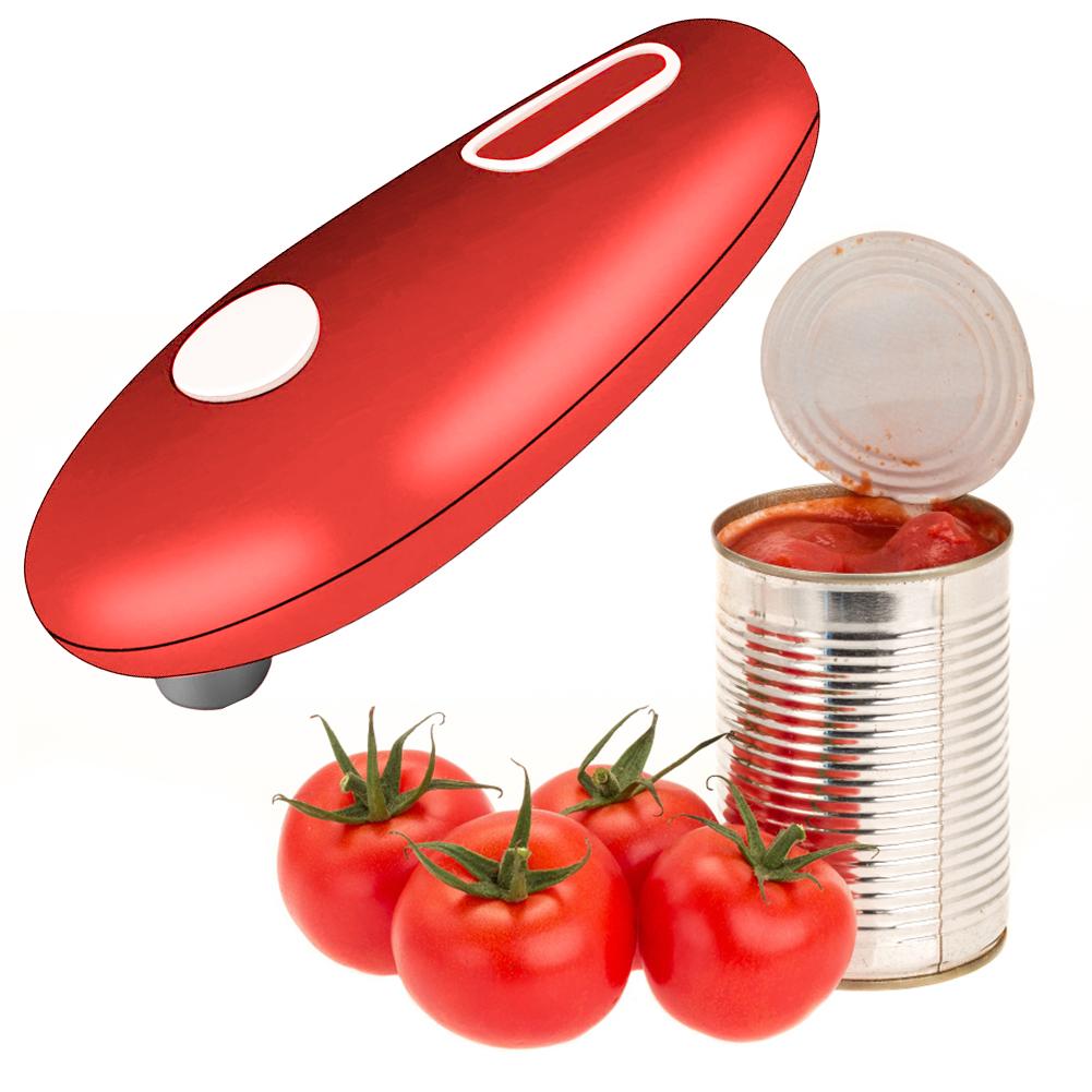 Electric Can Opener Battery Operated One-Touch Can Opener Space Saver Automatic Can Opener Kitchen Gadgets