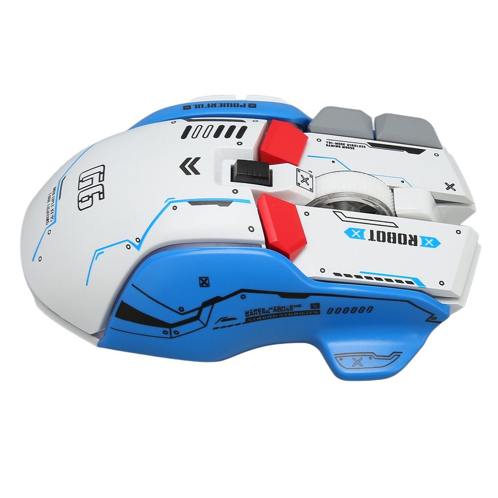 Gaming Mouse 2.4G Wired Bluetooth 3 Mode 5 Adjustable DPI Game Mouse with 11 RGB Light for Windows for Android for IOS