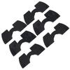 6Pcs Rubber Damping Cushions Spacer Vibration Damper Electric Scooter Shake Reducers Front Fork Damping Rubber Pad