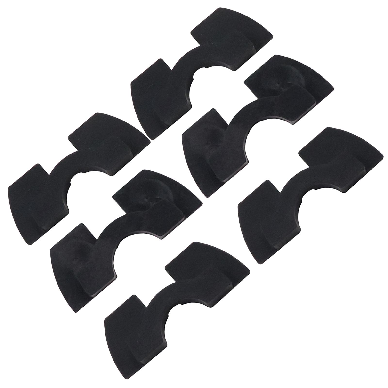 

6 шт. Гумові демпферні подушки-прокладки Віброгасник Електричний самокат Зменшувачі вібрації Демпферна гумова накладка для передньої вилки чорний