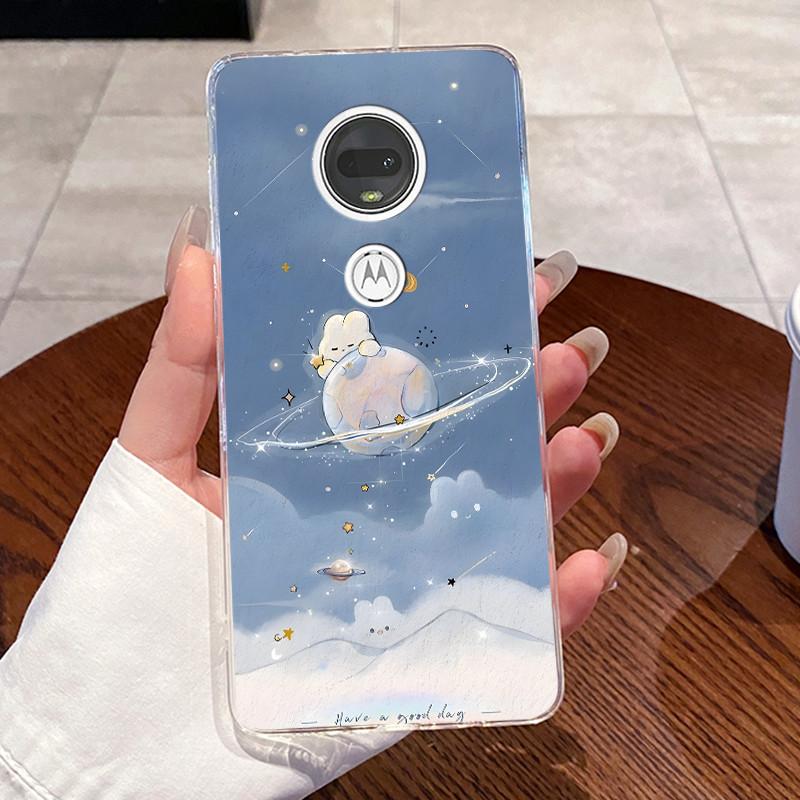 Żelowe Etui Do Motorola Moto G7 Plus/Moto G7 Play /Moto G7 Power Fundas Przezroczyste Silikonowe Miękkie TPU Pokrowiec Uroczy Kot Ochronne Etui