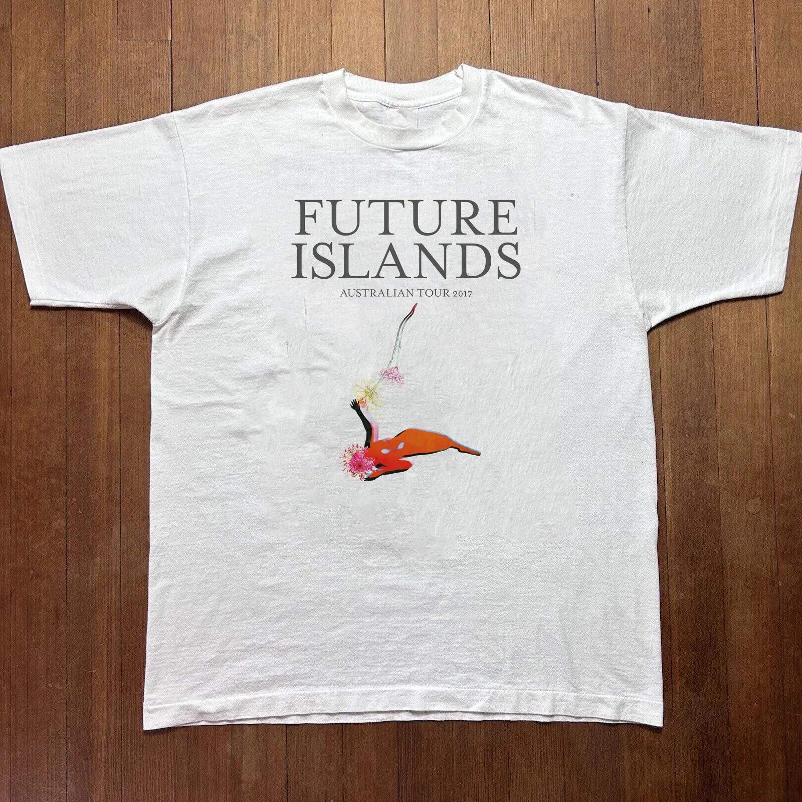 The Far Field Future Islands Band TOur 2017 T Shirt Full Size L22 XXL