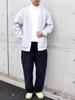 Ships Any Cardigan Custom Reverse Weave Cardigan 712480003 Light Gray S Men's V-Neck Men's