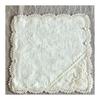 Vivienne Hand Towel 30x30cm Ivory Cotton Bijou Series Lace Embroidery