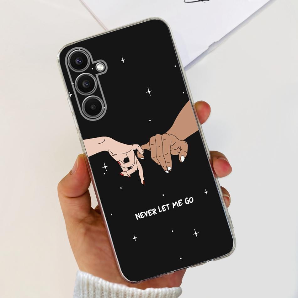 For Samsung Galaxy A24 SM-A245F Phone Case Stylish Cat Painted Soft Silicone TPU Cover For Samsung A24 A34 A54 A346B SM-A546B
