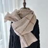 New Plaid Scarf, Women'S Imitation Cashmere Tassel Shawl, Autumn And Winter Couple Atmosphere, Warm And Thick Scarf