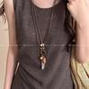 Bohemian Ethnic Layered Necklace - Zen Long Feather Chain for Women