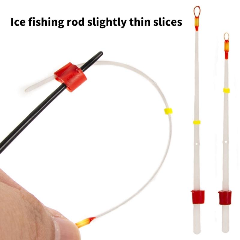 Fishing Tackle Accessories Winter Fishing Rod Bites Strikes Indicator Plastic Mini Top Equipment Tool 100mm Rod Top Tip