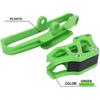 JFG Racing Dirt Bike Chain Guard Guide + Chain Slider Protection for KX250F 2009-2016, KX450f 2009-2015, KLX450R 2013-2015/2018-2019, Green