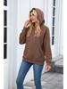Solid Casual Loose Hoodies For Woman 2025 Autumn Designer Women's Oversized Long Sleeve Pullover Sweatshirts Vintage Female Tops