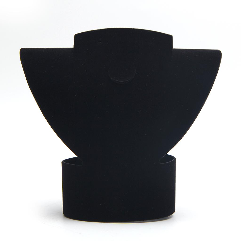 Černý Bílý Sametový Stojan na Náušnice Přívěsek Organizér na Šperky Stojanový Držák na Náhrdelník Stojan pro Výlohu