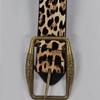 Unique Pattern Belt Stylish Leopards Velvet Waist Belt Jeans Decorative Belt Enhances Styles for Everyday Wear