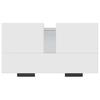 Bathroom Cabinet White 64.5 x 33.5 x 59 cm Particleboard