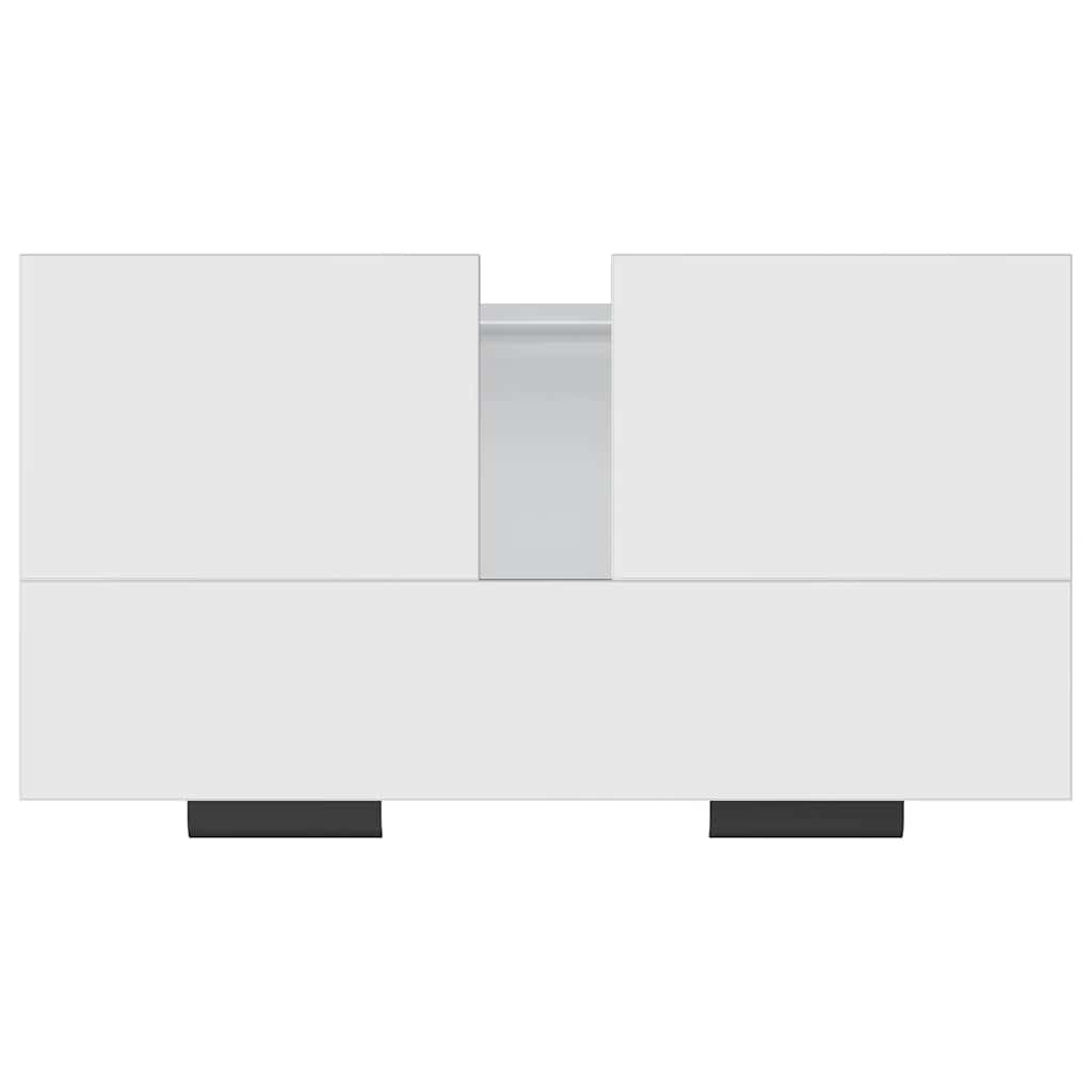 Bathroom Cabinet White 64.5 x 33.5 x 59 cm Particleboard