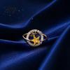 Clothing Decoration Pin Rhinestone Planet Star Brooch Pin, Hollow Badge Decorative Secure Jewelry, Accessory for Suits Coats Scarves Shawls Bags