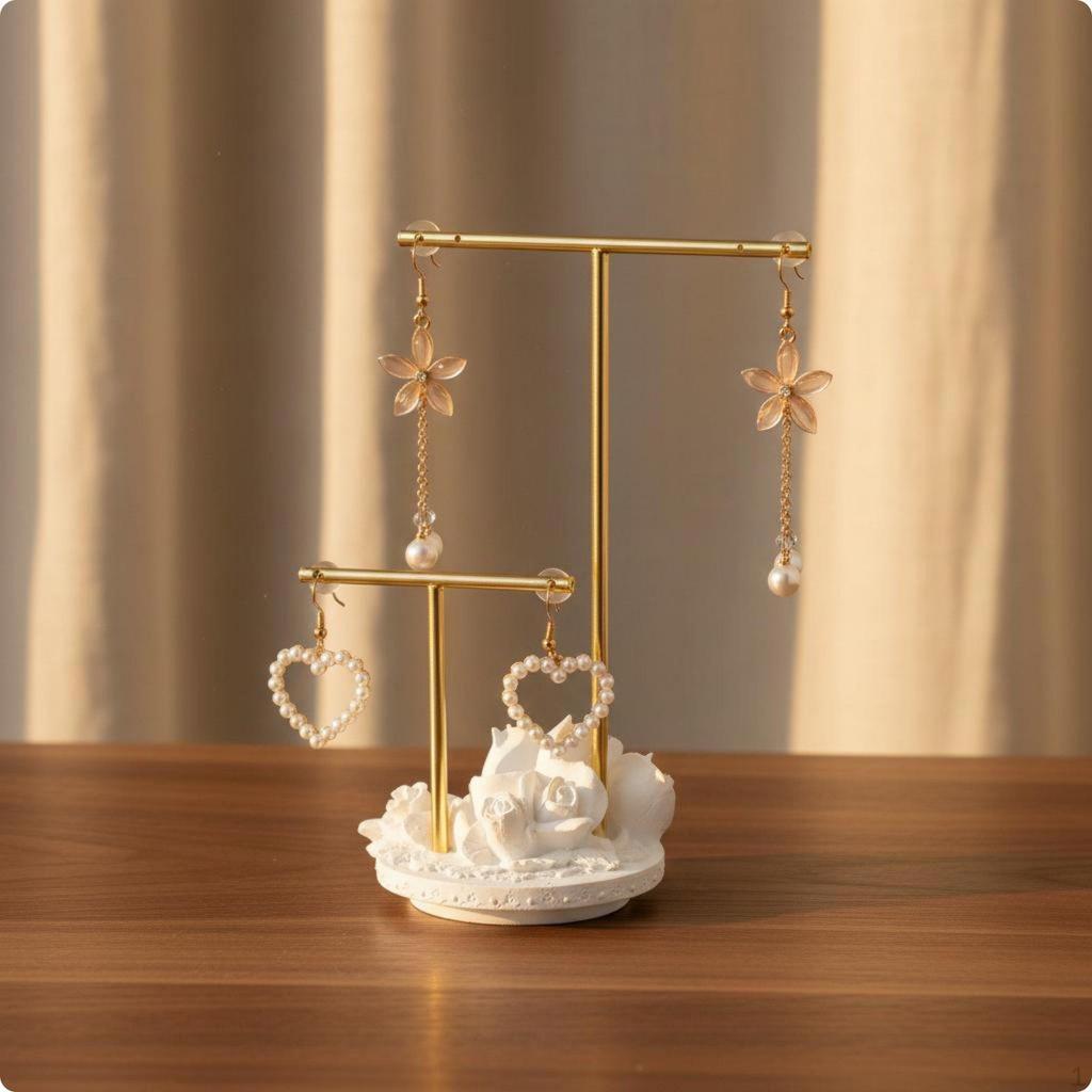 Jewelry Display Stand Decorative Tabletop VintageRetroThemed Necklace Bracelet
