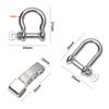 Shackle Buckle Survival Rope Paracords Paracord Bracelets accessories O-Shaped Bracelet Buckles