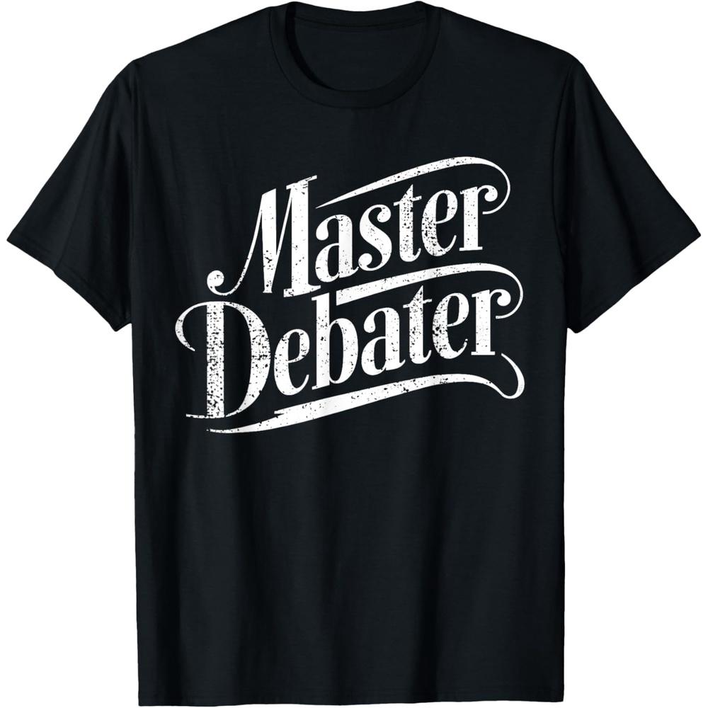 Master Debater I Debate Society Debating Team I Debate T Shirt L чёрный