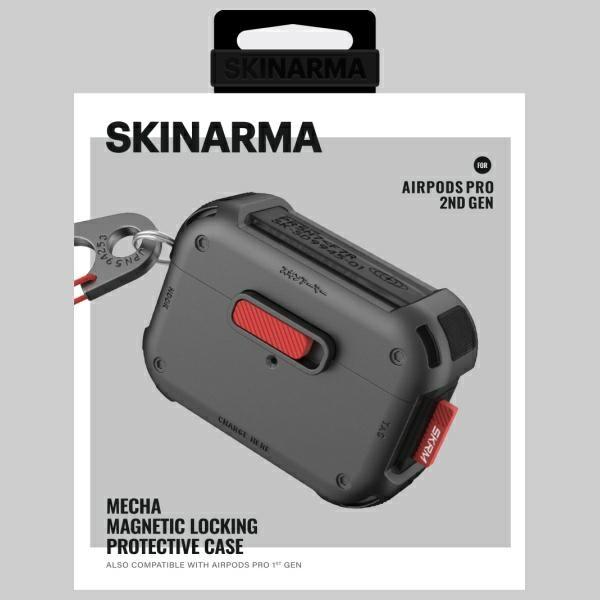 Skinarma Etui Mecha Airpods Pro 2        Szary/Gunmetal