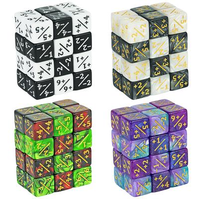 סט קוביות שש פאות D6 מונה 10 קוביות להוראת מתמטיקה צעצועי אריתמטיקה לילדים אביזרי משחק קלפים