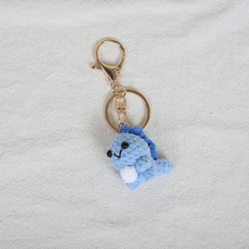 Mini Animal Doll Series Crochet Keychain Knitted Small Rabbit Doll Keyrings Mini Puppy Cute Keychain Custom Accessory