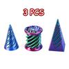 3D Printed Spiral Cone Fidgeting Toy Rotating Animal Pyramid Passthrough Sculpture Antistress Anxiety Relieving Game Adults Toys