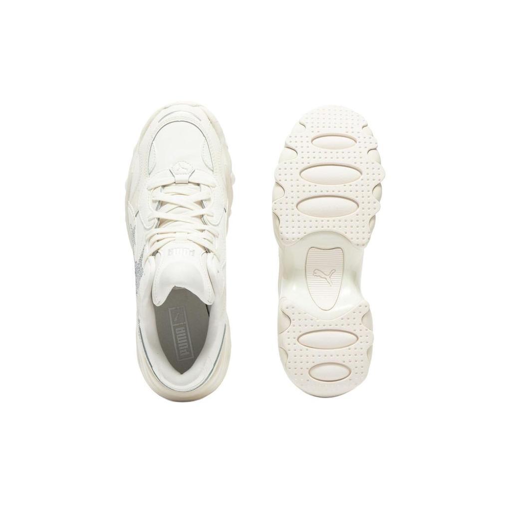 Puma Pulsar Wedge Star Frosted Ivory Silver Women Sneakers Cream 398675-01