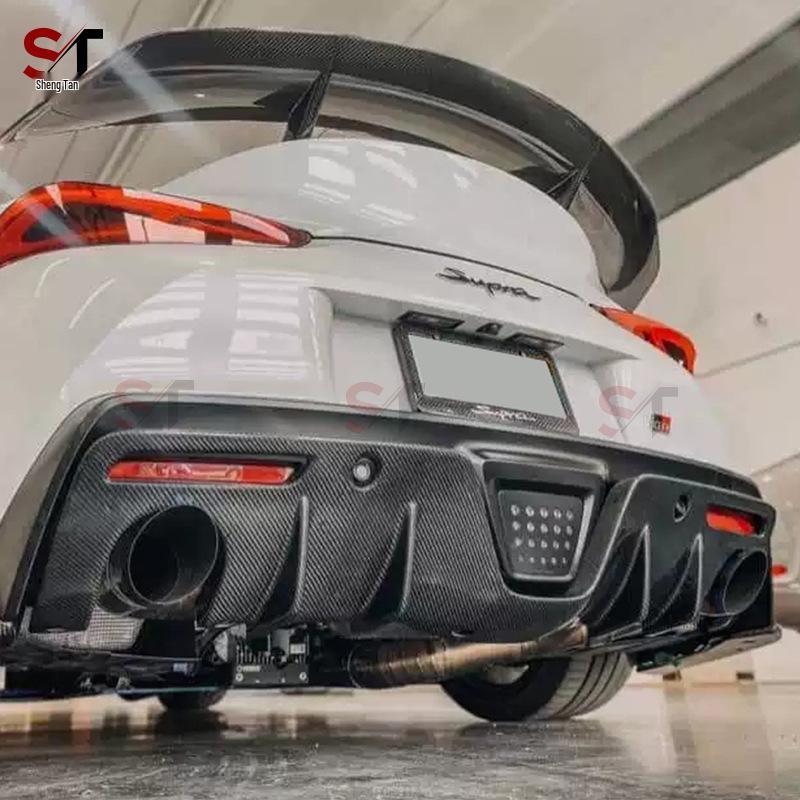 Toyota SUPRA A90/A91 Carbon Fiber Rear Bumper Diffuser Lip AG Style