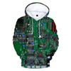 Electronic Chip Hoodie 3D Print Men Women Funny Hoodies Oversized Hoody Pullover Hip Hop Hooded Sweatshirts Kids Tops Clothing