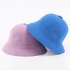 Women's Classic Mesh Bucket Cap Flat-Topped Fisherman Hat Summer Outdoor Fashion Accessory for Girls