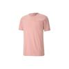 T Shirts Men's Pink Crew Neck Moderate Straight Fit 585236-14