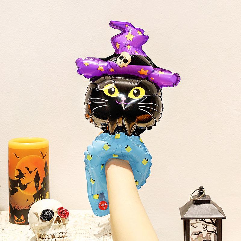Halloween Decorations, Jack-O-Lanterns, Balloons, Hand-Held Sticks, Props, Kindergarten Gifts, Bar Activities, Party Atmosphere Arrangement